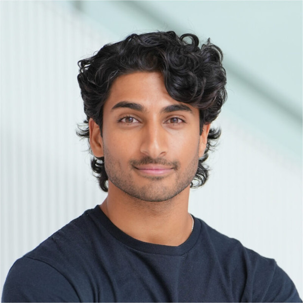A headshot of Om Gokhale